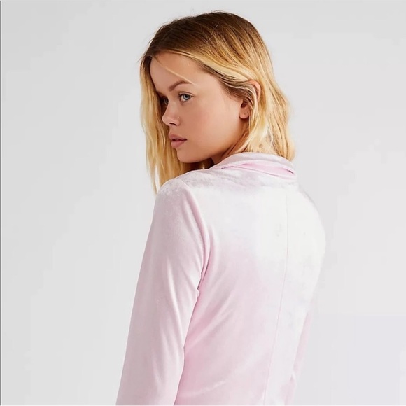 Free People Shayla Velvet Mini Dress in Pink - Picture 3 of 7
